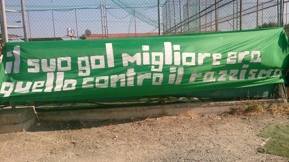 il suo gol migliore era quello contro il razzismo