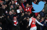 Arsenal-fans-celebrating-Twitter-logo