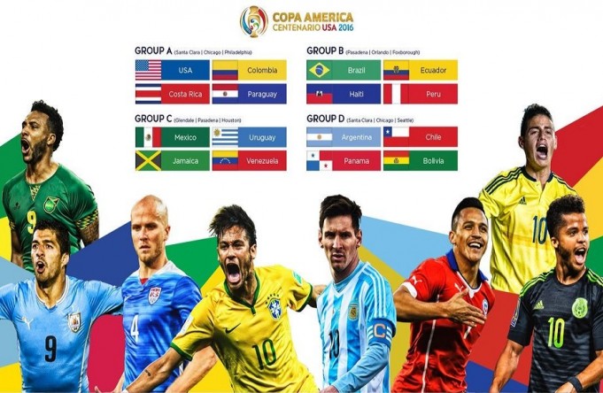 Οι όμιλοι του επετειακού Κόπα Αμέρικα 2016