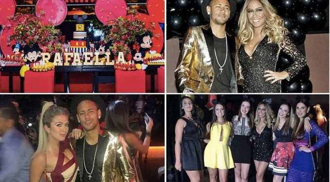 Ξεφάντωσε στο πάρτι της αδερφής του ο Νεϊμάρ