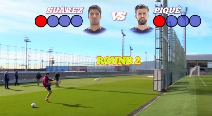 Σουάρες και Πικέ διαγωνίζονται στο… φάλτσο!