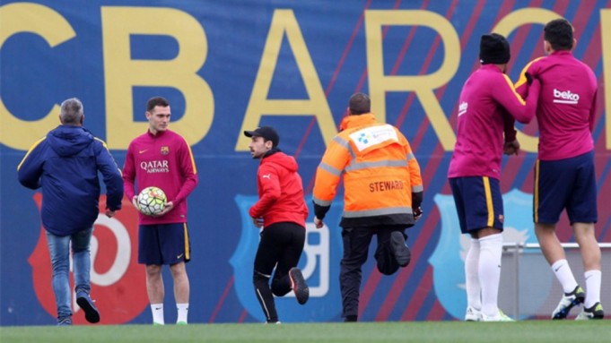 Τρόμος στην προπόνηση της Μπαρτσελόνα