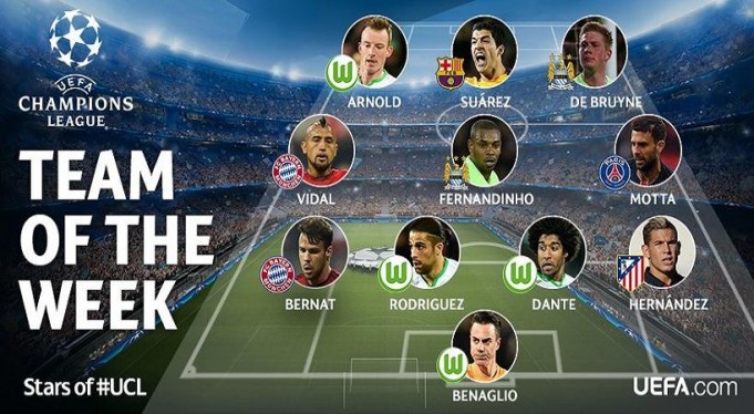 Οι καλύτεροι έντεκα του Τσάμπιονς Λιγκ