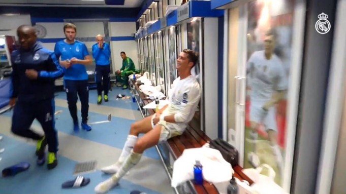 Οι στιγμές στα αποδυτήρια της Ρεάλ μετά την πρόκριση στους “4” του CL