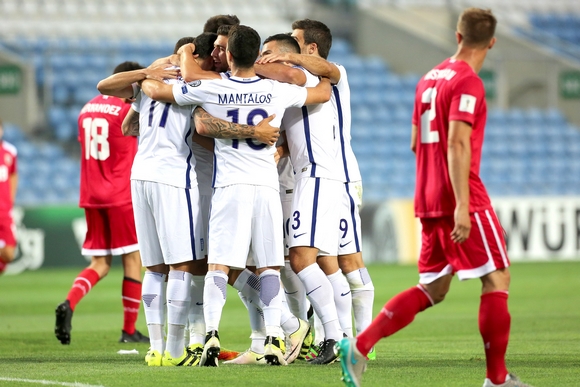 ÐÁÃÊÏÓÌÉÏ ÊÕÐÅËËÏ 2018 / ÐÑÏÊÑÉÌÁÔÉÊÁ / ÃÉÂÑÁËÔÁÑ - ÅËËÁÄÁ / WORLD CUP 2018 / PRELIMINARY / GIBRALTAR - GREECE