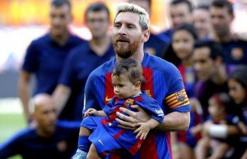 messi and his son