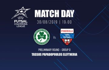 uefa-futsal-champions-league-preliminary-round-omonoia-pinerola-match-day