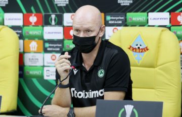 Omonoia-Kairat-Press Conference-Berg-Bachirou (13)