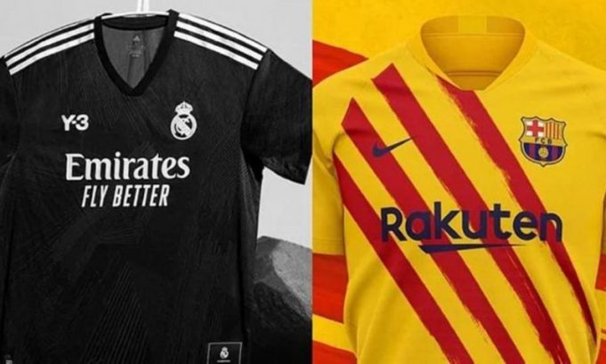 Ένα Clasico χωρίς… κλασικά χρώματα στις φανέλες