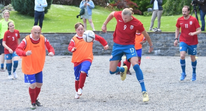 Ο Χάαλαντ έπαιξε το πιο ξεχωριστό ματς, στην πριγκιπική κατοικία