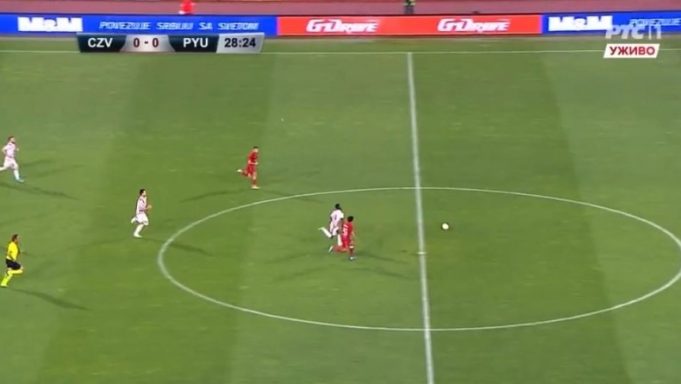 Ερυθρός Αστέρας: Ο Μπουκάρι σκόραρε έχοντας τρέξει το μισό γήπεδο σε 5 δευτερόλεπτα