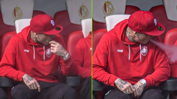 Ο Ναϊγκολάν τέθηκε εκτός Αντβέρπ επειδή κάπνιζε στον πάγκο!