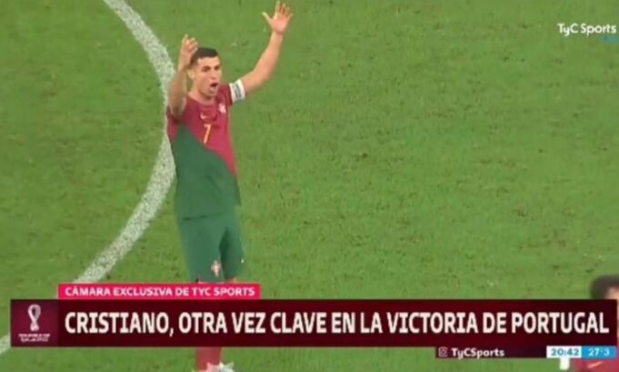 Ξενέρωσε φουλ: Η στιγμή που ο Ρονάλντο βλέπει στα μάτριξ ότι το γκολ κατακυρώθηκε στον Φερνάντες!