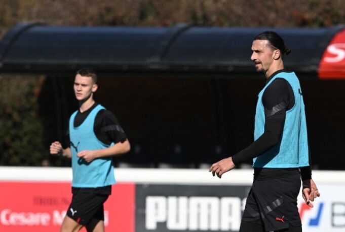 Ο γιος του Ιμπραχίμοβιτς στις προπονήσεις της Μίλαν μαζί με τον Ζλάταν (ΒΙΝΤΕΟ)