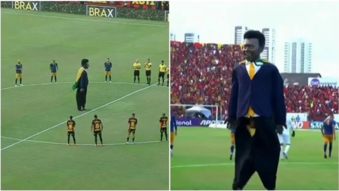 Πελέ: Η γιγάντια κούκλα προς τιμήν του στη Βραζιλία που «φρίκαρε» κόσμο στα social media