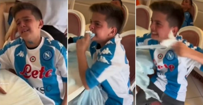 Πιτσιρικάς έφαγε το τραπεζομάντηλο από τα νεύρα του στο γκολ της Σαλερνιτάνα, κλαίγανε με λυγμούς τα αδέρφια του (vid)