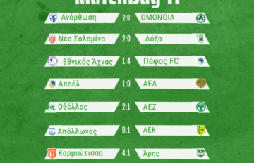 Matchday 11-Results