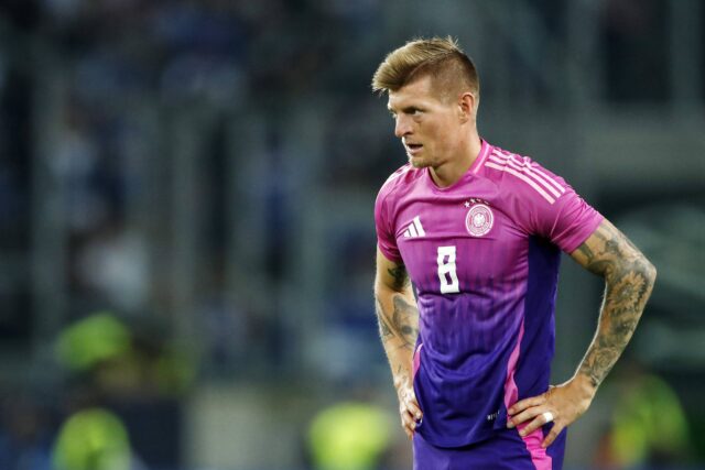 MONCHENGLADBACH - Toni Kroos of Germany during the friendly Interland match between Germany and Greece at Borussia-Park