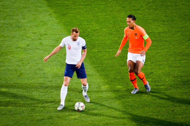 GUIMARAES, PORTUGAL - June 05, 2019: Harry Kane during the UEFA Nations League semi Finals match between national team E