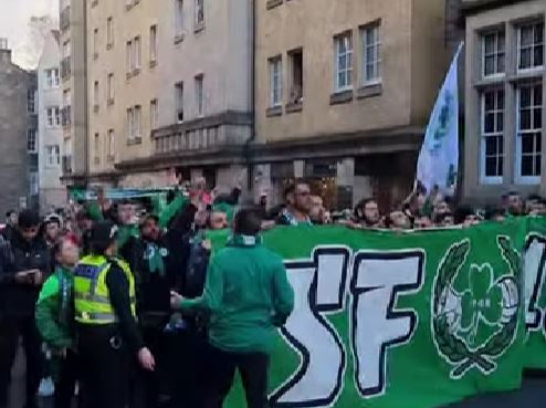 Η πορεία των ΟΜΟΝΟΙΑΤΩΝ προς το «Tynecastle Park»