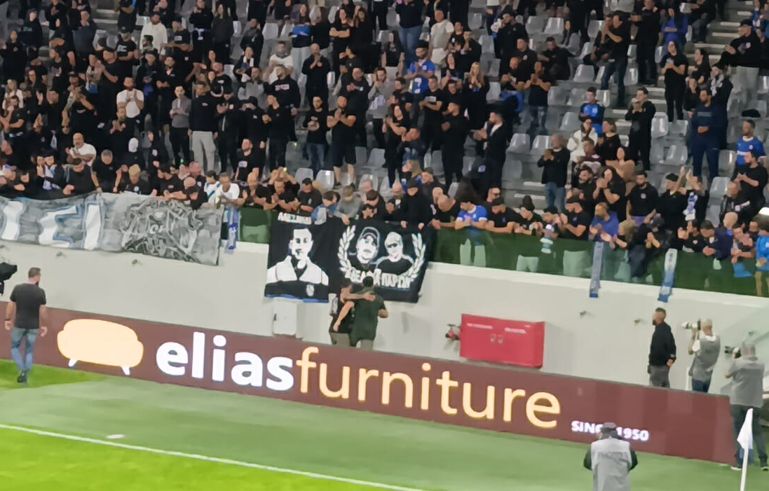 Κίνηση σεβασμού από τον Πράσινο Λαό και χειροκρότημα από Απολλωνίστες