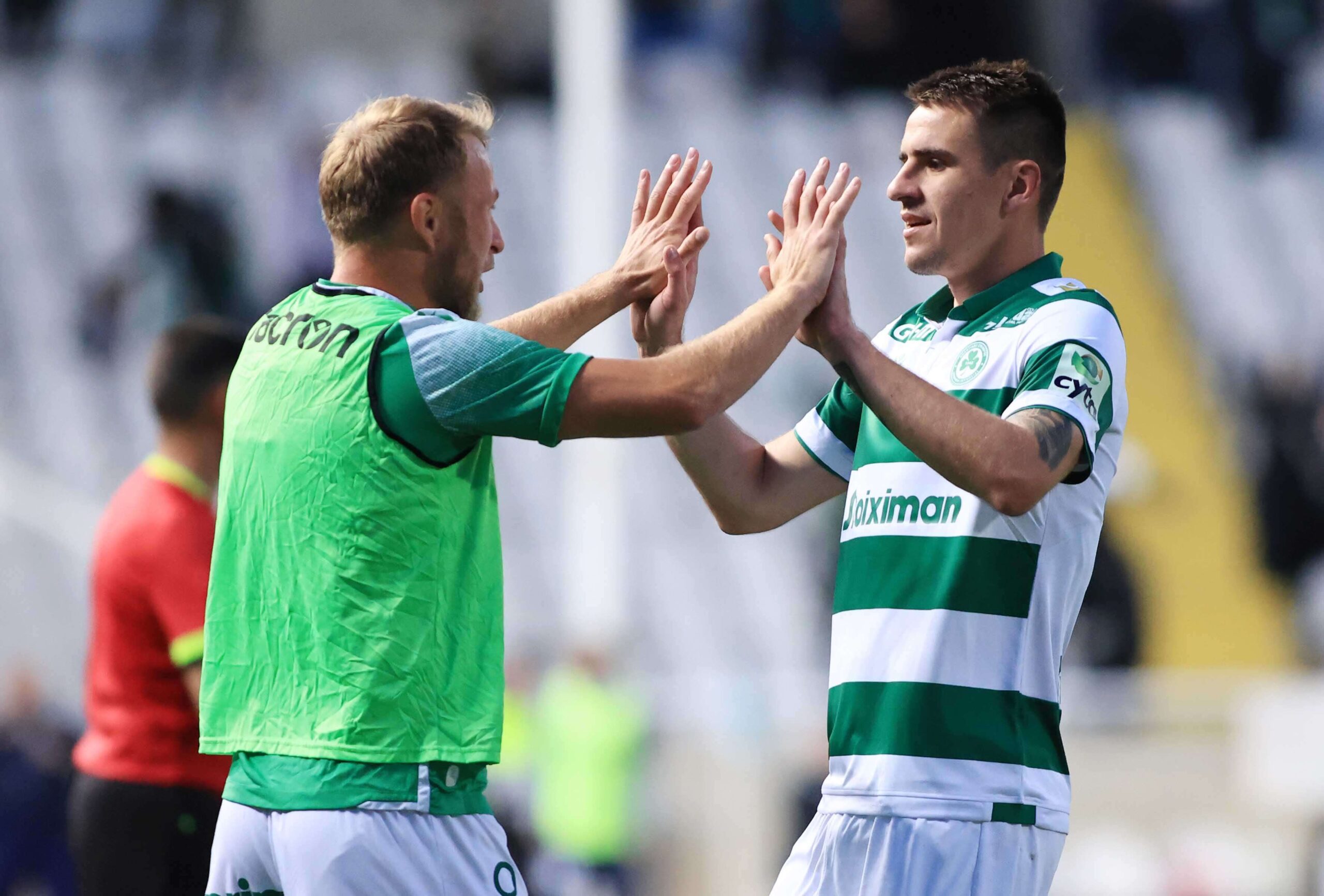 Οι δύο Ουκρανοί που φόρεσαν τριφύλλι