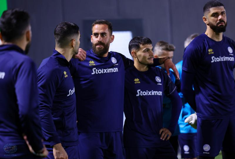 Ολοκληρώθηκε η προετοιμασία για τον αγώνα με την Εσθονία