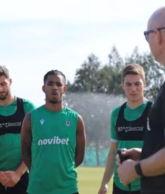 Πλάνα από την προπόνηση