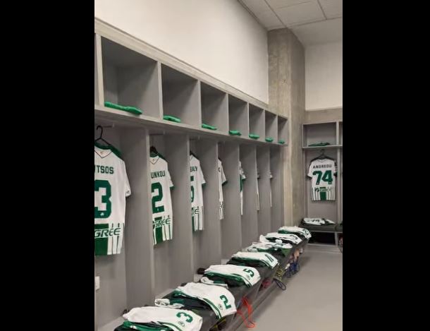 Βίντεο από την Αρένα και τα πράσινα αποδυτήρια