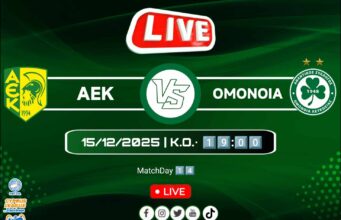 LIVE: ΑΕΚ – ΟΜΟΝΟΙΑ