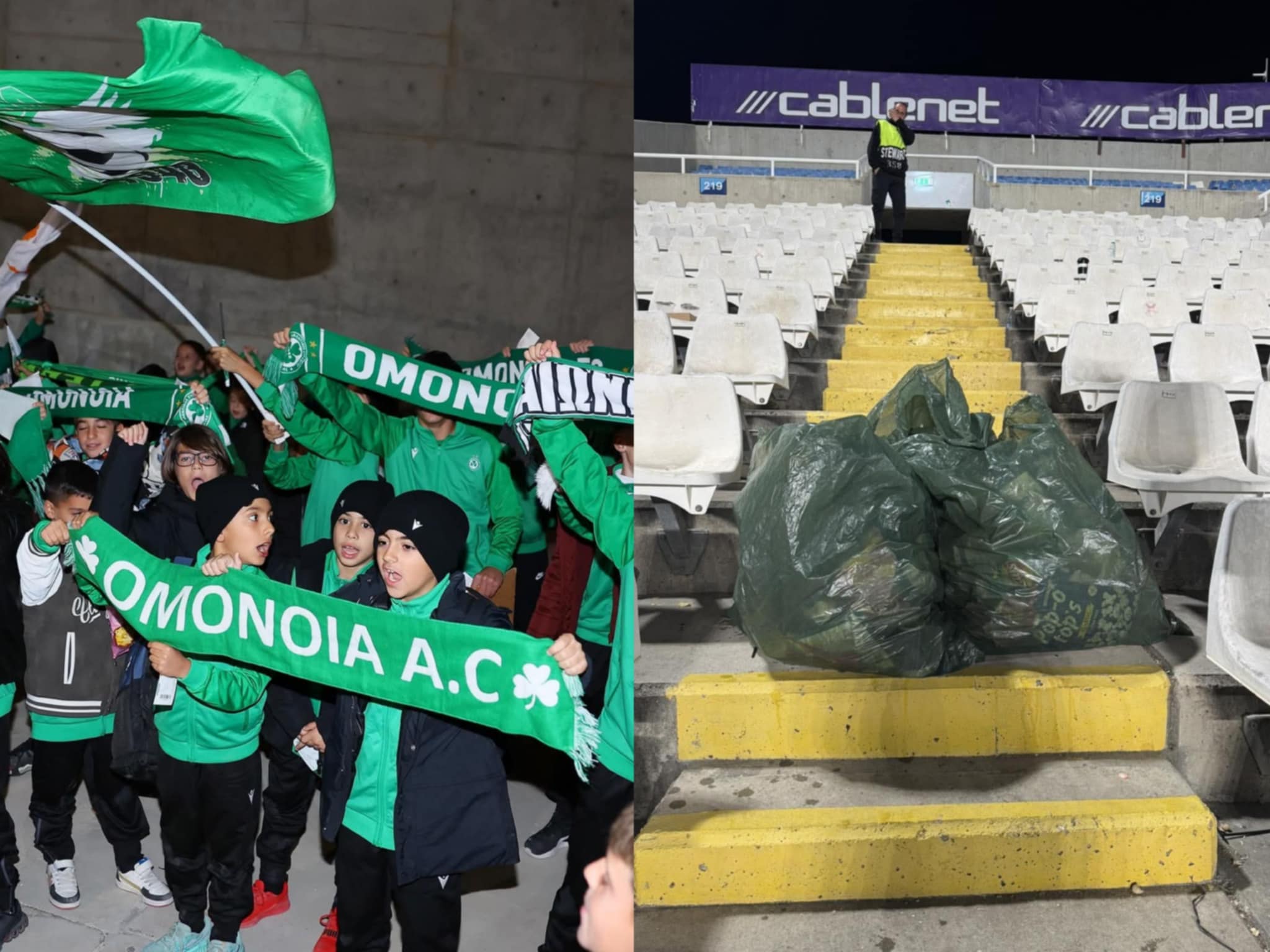 Τραγούδησαν για την ΟΜΟΝΟΙΑ, χάρηκαν τη νίκη και… έκαναν «γυαλί» τις κερκίδες!