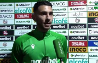 Οι δηλώσεις του Παναγιώτου μετά την τριάρα με τον Ολυμπιακό