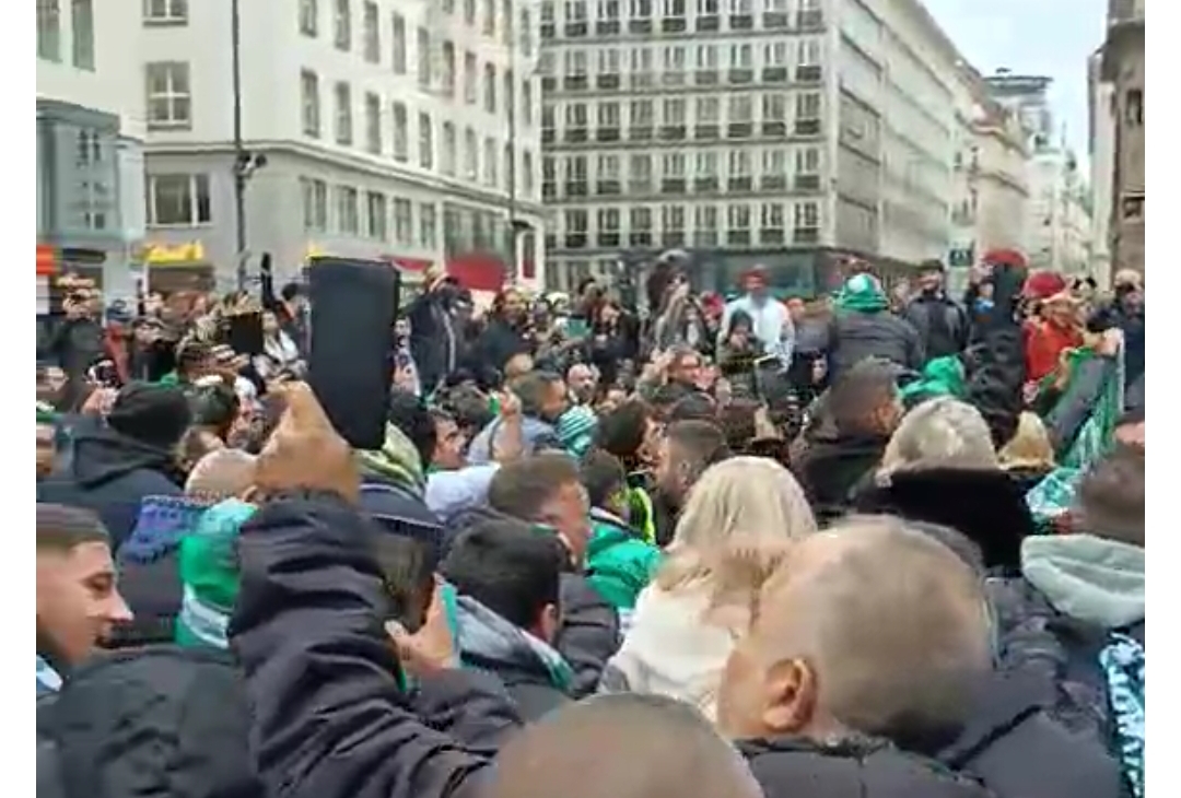 Πανικός από τον Πράσινο Λαό στο κέντρο της Βιέννης! Βίντεο από το Pregame