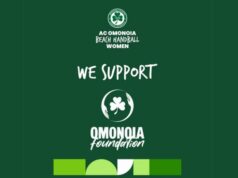 Στο πλευρό της ομάδα Beach Handball και το OMONOIA Foundation